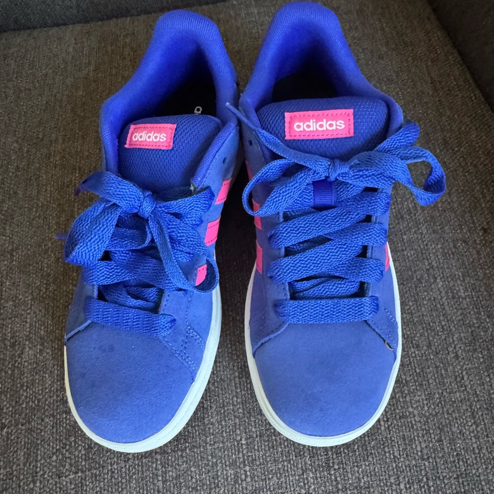 Adidas Vibrant Blue Athletic Shoes